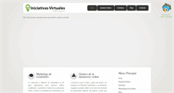 Desktop Screenshot of iniciativasvirtuales.com