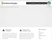 Tablet Screenshot of iniciativasvirtuales.com